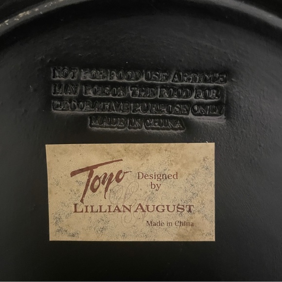 Vintage Plate Toyo by Lillian August 10.5" Dish Fall Decor - Picture 6 of 12